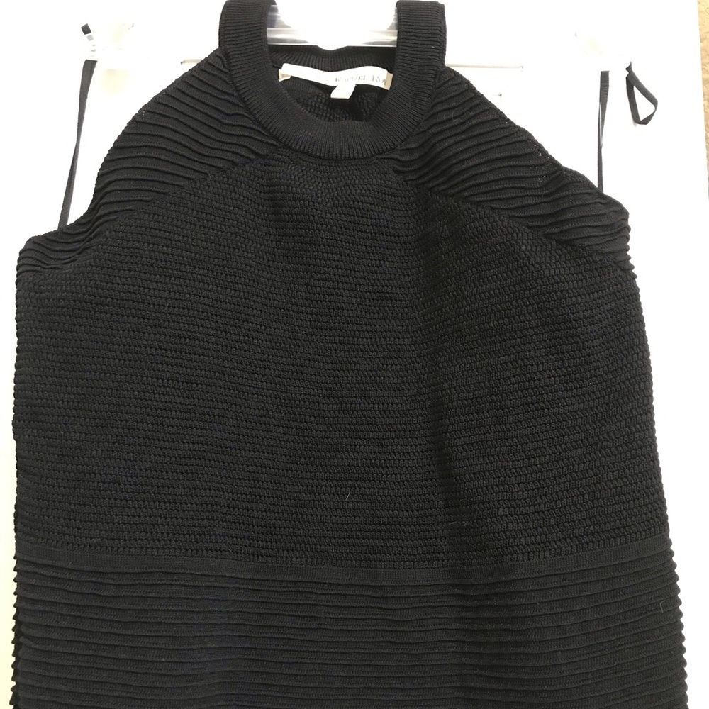 Rachel Rachel Roy Knit Ribbed Racerback Top